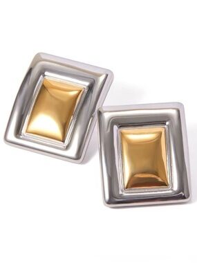 The Frame Rectangle Earrings